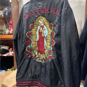 DGK Black and Red Varsity Jacket